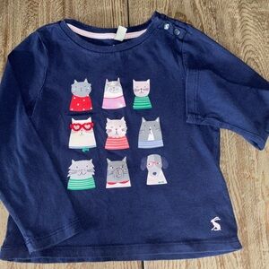 Sweet, long sleeve animal T-shirt